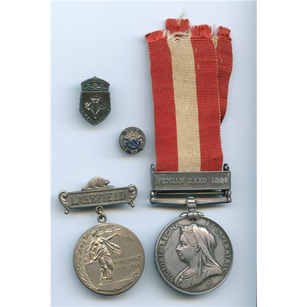 Fenian Raid Family Medal Grouping