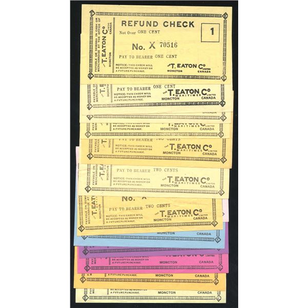 Eaton Scrip - Lot of 13