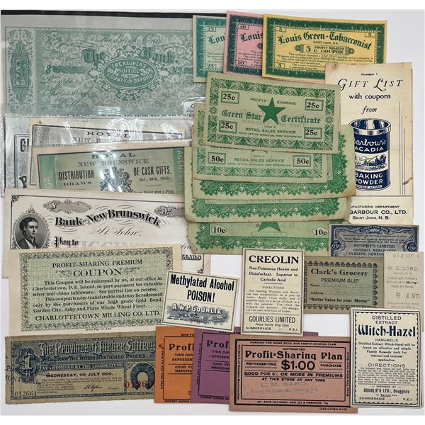 Scrip & Advertising Lot of 25