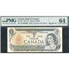 Image 1 : Bank of Canada $1, 1973 - Solid Serial Number 6's