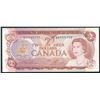 Image 1 : Bank of Canada $2, 1974 - Solid Serial Number 7's
