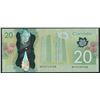 Image 1 : Bank of Canada $20, 2012 - Misplaced Serial Number