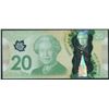 Image 2 : Bank of Canada $20, 2012 - Misplaced Serial Number