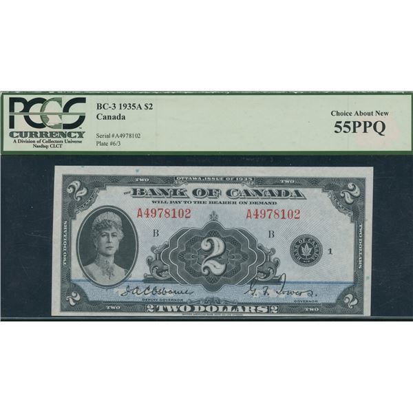 Bank of Canada $2, 1935