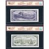 Image 3 : Bank of Canada $10-$100, 1954 Devil's Face Set