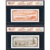 Image 5 : Bank of Canada $10-$100, 1954 Devil's Face Set