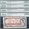 Image 1 : Bank of Canada $2, 1954 - *A/G Replacements Lot of 4