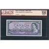 Image 5 : Bank of Canada $10, 1954 - Lot of 5 Consecutive Notes
