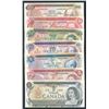 Image 1 : Bank of Canada $1 - $100 - Multicoloured Low Serial Numbered Set