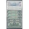 Image 1 : Canada Paper Money Collection of 14 Banknotes