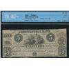 Image 1 : Agricultural Bank $5, 1834