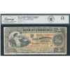Image 1 : Bank of Commerce $5, 1892 - Imprint at Right