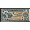Image 1 : Canadian Bank of Commerce $5, 1892 - Specimen