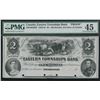 Image 1 : Eastern Townships Bank $2, 1859-61 - Front Proof