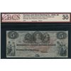 Image 1 : Farmers Joint Stock Banking Co. $5, 1849