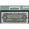 Image 2 : Bank of Hamilton $20, 1904 - Specimen