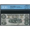 Image 1 : International Bank of Canada $5, 1858