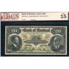 Image 1 : Bank of Montreal $20, 1914