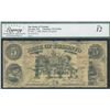 Image 1 : Bank of Toronto $5, 1890 - Barrie Overprint, Unique