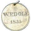 Image 1 : Two Handmade and Engraved Medals Awarded to W. (William) P. (Peters) Dole (1825-1895).