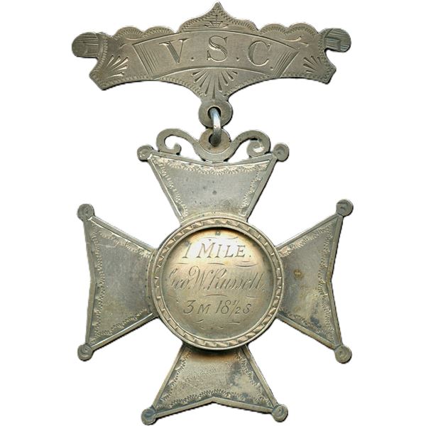 Lot of Two Medals awarded to Geo. W. Russell.