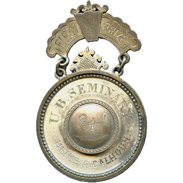 U.B. (Union Baptist) Seminary Medal, Silver.