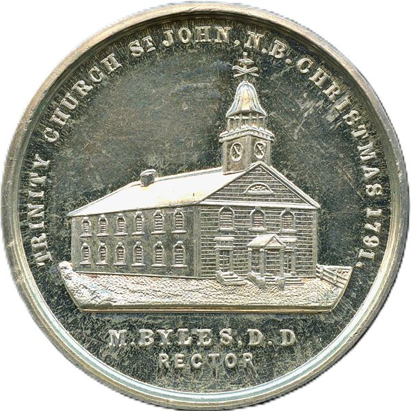 Lot of Two Saint John N.B. Medals.