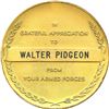 Image 2 : Operation Entertainment Medal Awarded to Walter Pidgeon (1897-1984).
