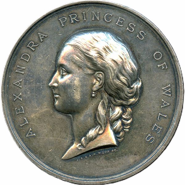 Alexandra Princess Of Wales Silver Medal.