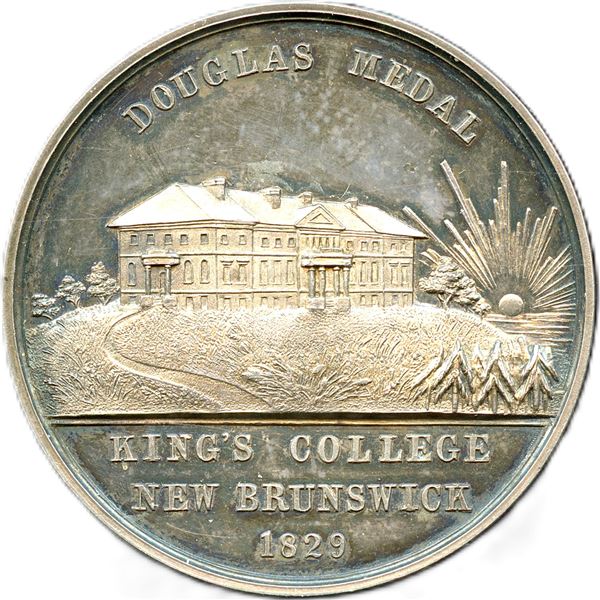 Br. 158 Douglas Medal, King's College 1829, Silver.