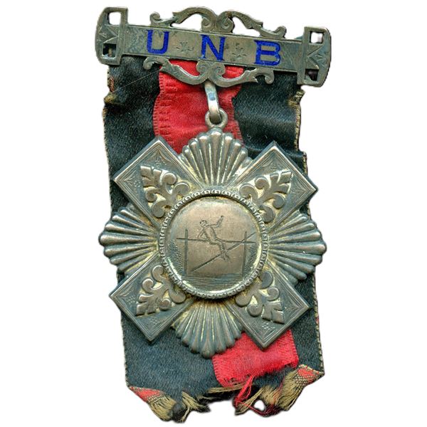 University of New Brunswick Pole Vaulting Medal, Silver.