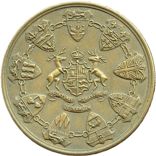 Lot of Two CH-EODA-36, 1910 Dominion Of Canada St. John Medals.