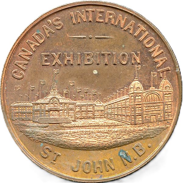 Lot of Three Saint John Exhibition Medals.