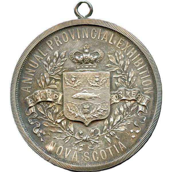 CH-ENSA-9 Annual Provincial Exhibition Halifax Nova Scotia Award Medal.
