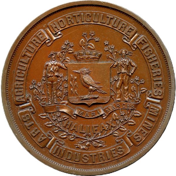 Lot of Two CH-ENSA-9 Annual Provincial Exhibition Halifax Nova Scotia Award Medals.