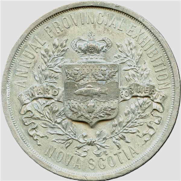 Lot of Two CH-ENSA-9 Annual Provincial Exhibition Halifax Nova Scotia Award Medals.