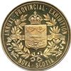 Image 1 : CH-ENSA-12 Annual Provincial Exhibition Halifax Nova Scotia Award Medal. Gilt Silver.