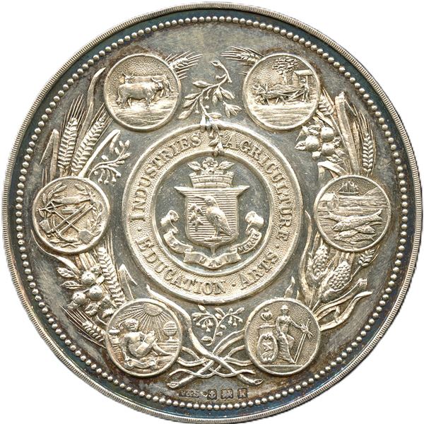 CH-ENSA-12 Annual Provincial Exhibition Halifax Nova Scotia Award Medal. Silver.