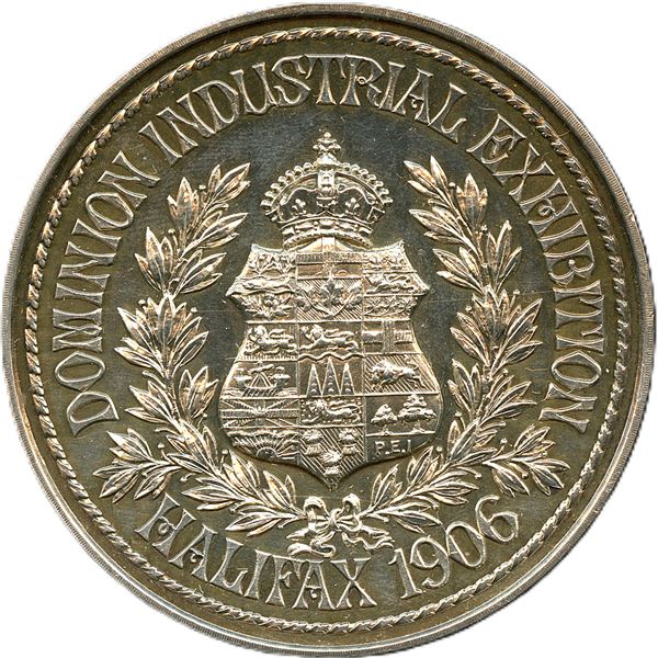 CH-EDOA-30 Dominion Industrial Exhibition Halifax 1906. Silver.