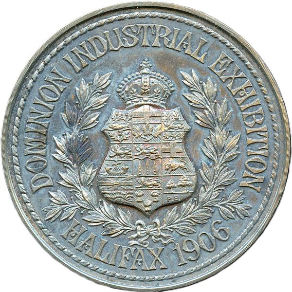 CH-EDOA-30 Dominion Industrial Exhibition Halifax 1906. Gilt Silver.
