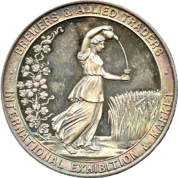 Brewers & Allied Trades International Exhibition & Market Silver United Kingdom Award Medal.