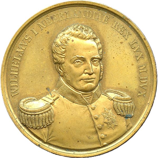 Lr. 830 U.S. Canada Arbitration. 1829. Gilt Bronze.