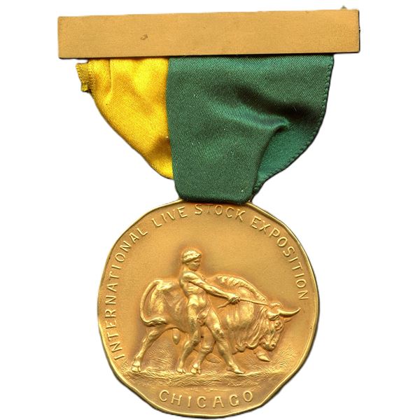 International Live Stock Exposition 1907 Chicago Gold Medal.