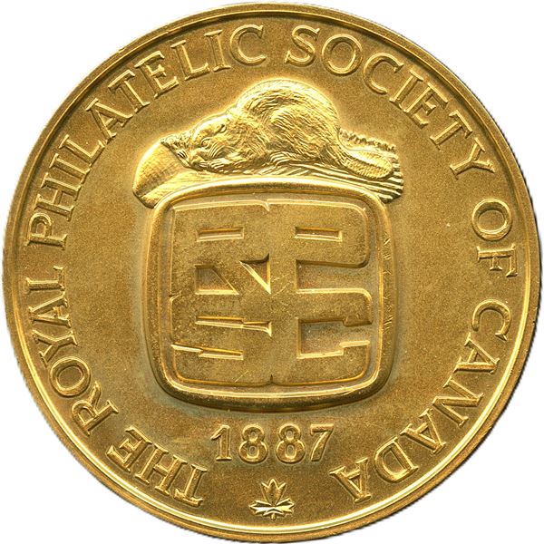 Lot of Three Royal Philatelic Society of Canada Award Medals.