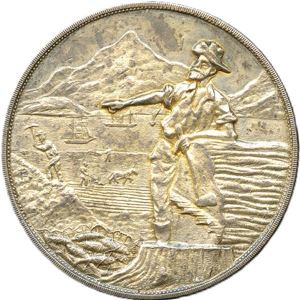 CH-EBCA-21 British Columbia Agricultural Industrial And Mining Exhibition Award Medal Silver.