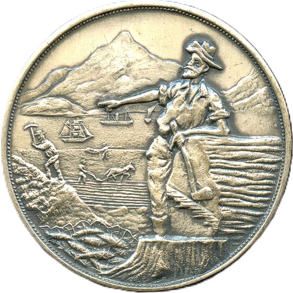 CH-EBCA-21 British Columbia Agricultural Industrial And Mining Exhibition Award Medal Silver.
