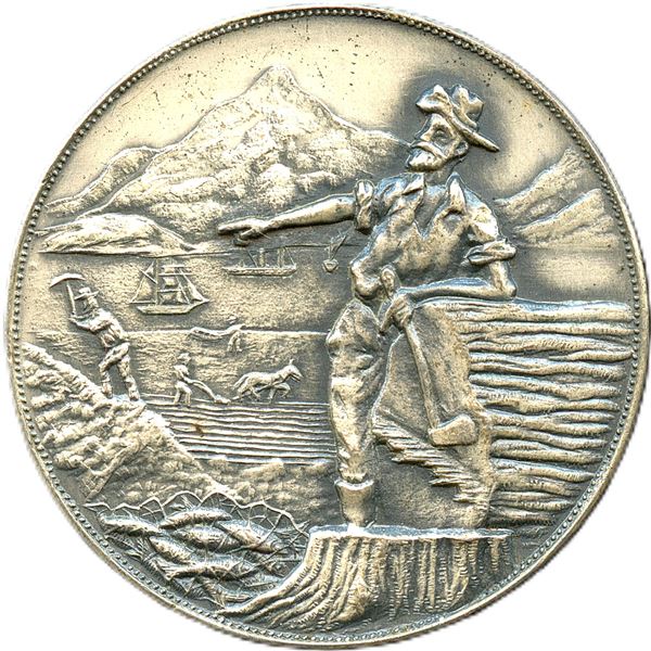 CH-EBCA-21 British Columbia Agricultural Industrial And Mining Exhibition Award Medal Silver.