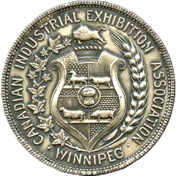 CH-EMBA-21 Winnipeg Industrial Exhibition Association Medal Silver.