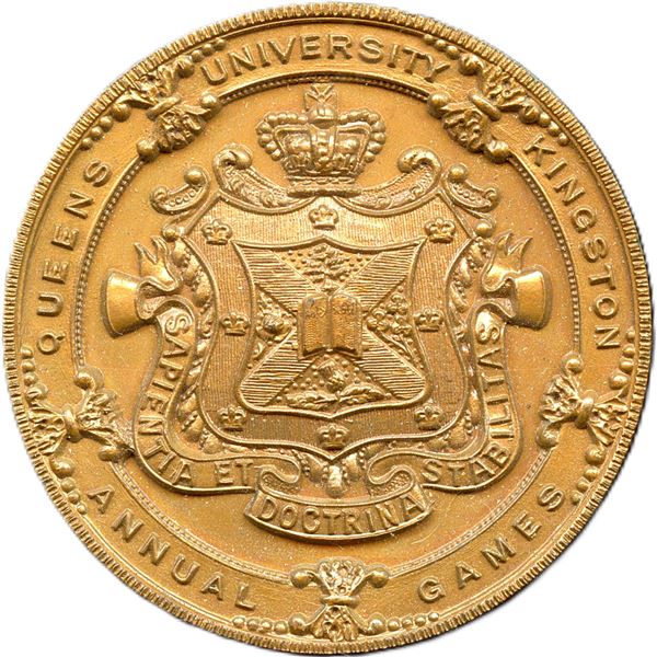 Queens University Kingston Annual Games Medal Bronze.