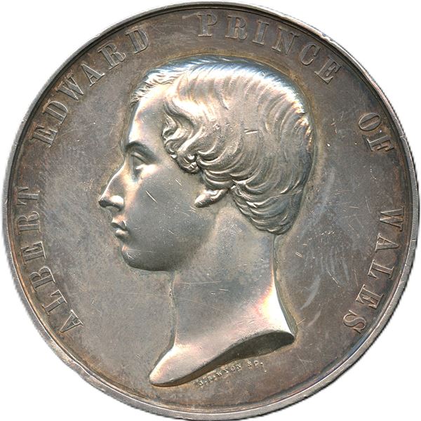 Lr. 641 Prince of Wales Visit to Canada Medal. 1860. Silver.